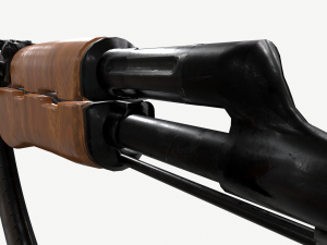 Ak-47 Assault Rifle Model 3D