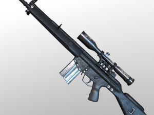 G3SG1 Sniper Rifle 3D Модель