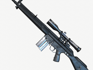 G3SG1 Sniper Rifle 3D Модель