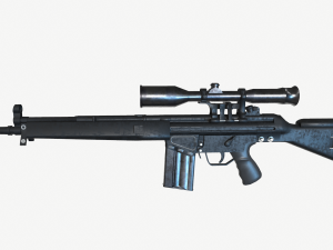 G3SG1 Sniper Rifle 3D Модель