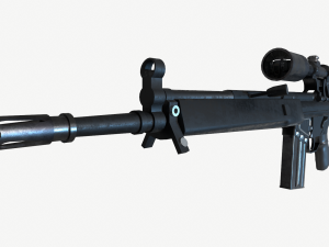 G3SG1 Sniper Rifle 3D Модель