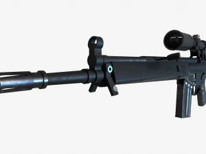 G3SG1 Sniper Rifle 3D Model