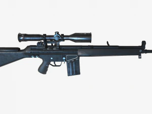 G3SG1 Sniper Rifle 3D Model