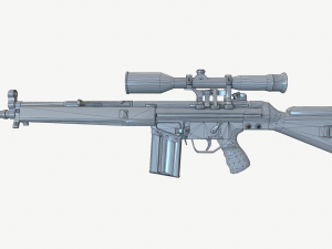 G3SG1 Sniper Rifle 3D Модель