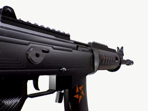 Galil Assault Rifle 3D Model
