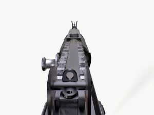 Galil Assault Rifle 3D Model