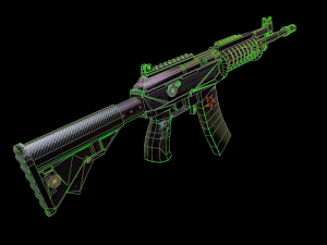Galil Assault Rifle Modèle 3D