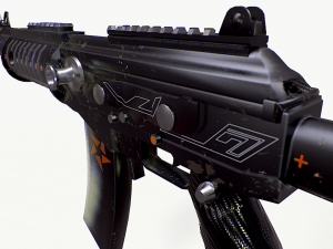 Galil Assault Rifle Modèle 3D