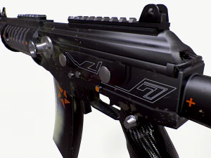 Galil Assault Rifle 3D Model