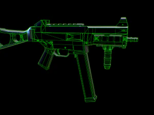 UMP-45 3D Model