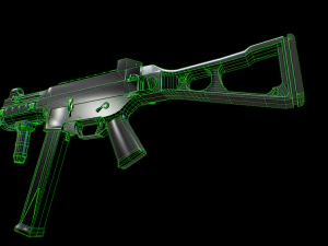 UMP-45 3D Model