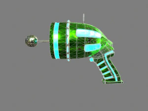 Blaster di fantascienza Modello 3D