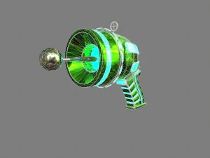Blaster di fantascienza Modello 3D