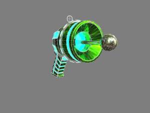 Blaster di fantascienza Modello 3D