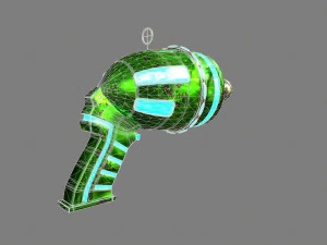 Blaster di fantascienza Modello 3D