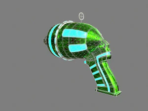Blaster di fantascienza Modello 3D