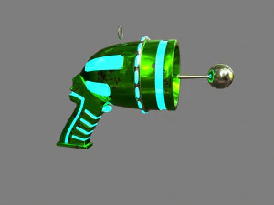 Blaster di fantascienza Modello 3D