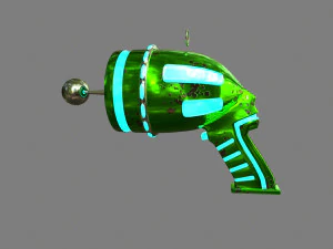 Blaster di fantascienza Modello 3D
