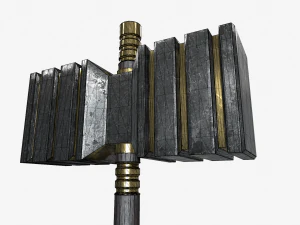 Martello da battaglia Modello 3D