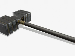 Martello da battaglia Modello 3D