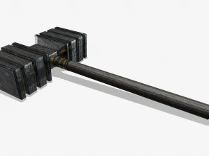 Martello da battaglia Modello 3D