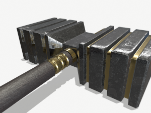 Battle hammer 3D Model