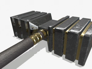 Martello da battaglia Modello 3D