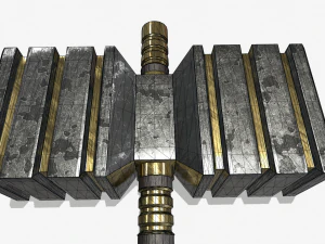 Martello da battaglia Modello 3D