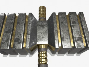 Martello da battaglia Modello 3D