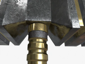 Martello da battaglia Modello 3D