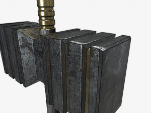 Martello da battaglia Modello 3D