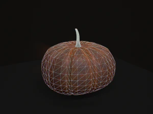 Carved halloween pumpkin 3D Model