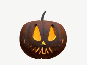 Carved halloween pumpkin vol 2 Modelo 3D