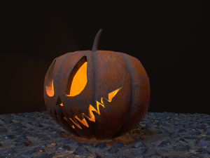 Carved halloween pumpkin vol 2 Modelo 3D