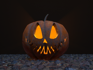 Carved halloween pumpkin vol 2 Modelo 3D