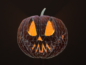Carved halloween pumpkin vol 2 Modelo 3D