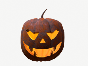Carved halloween pumpkin vol 3 Modelo 3D