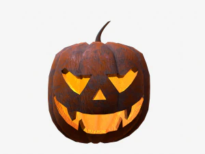 Carved halloween pumpkin vol 3 3D Model
