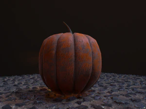 Carved halloween pumpkin vol 3 3D Model