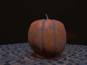 Carved halloween pumpkin vol 3 3D Model