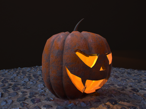 Carved halloween pumpkin vol 3 Modelo 3D