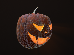Carved halloween pumpkin vol 3 Modelo 3D