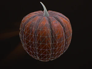 Carved halloween pumpkin vol 3 3D Model