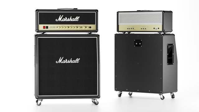 Marshall JCM 2000 DSL 100 Modelo 3D .c4d .max .obj .3ds .fbx .stl .blend 