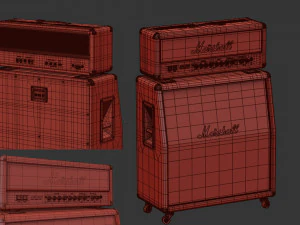 Marshall JCM 2000 DSL 100 3D Model