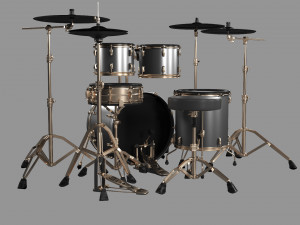 Roland V-Drums Acoustic Design Electronic Drum Set 3D Model
