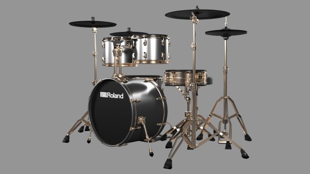 Roland V Drums Acoustic Design Electronic Drum Set 3D Model in