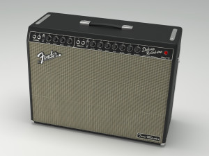 Marshall AMP Fender 65 Deluxe Reverb 3D 3D Model