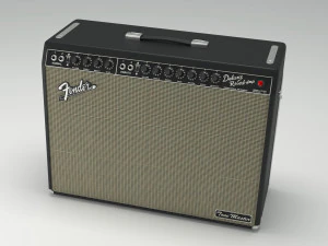 Marshall AMP Fender 65 Deluxe Reverb 3D 3D Модель