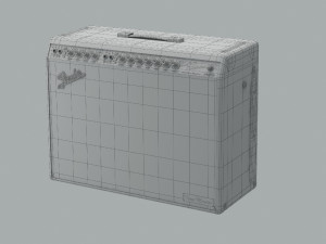 Marshall AMP Fender 65 Deluxe Reverb 3D 3D Model